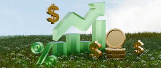 Money in a green field with flowers - Spacepixel Creative, Unsplash 