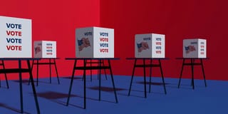 Voting booths - Allison Saeng, Unsplash