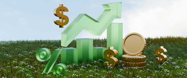 Money in a green field with flowers - Spacepixel Creative, Unsplash 